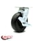 Service Caster 6 Inch Polyolefin Swivel Caster with Ball Bearing and Brake SCC-30CS620-POB-TLB - alternate 3